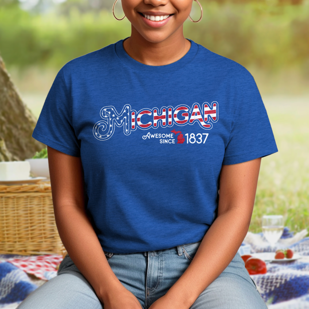 Patriotic Michigan T-Shirt