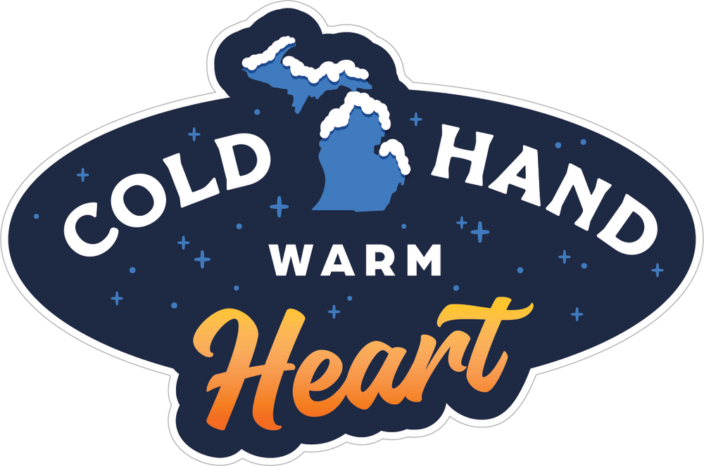 Cold Hand Warm Heart Die-Cut Sticker