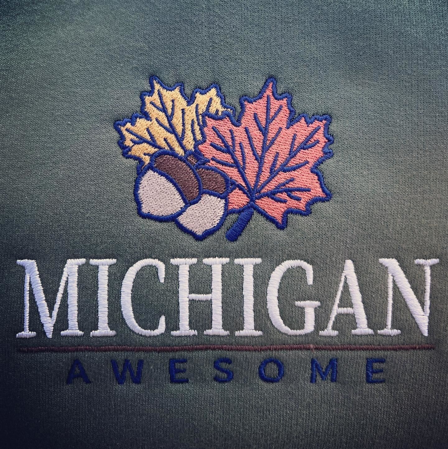 Fall store embroidered sweatshirts