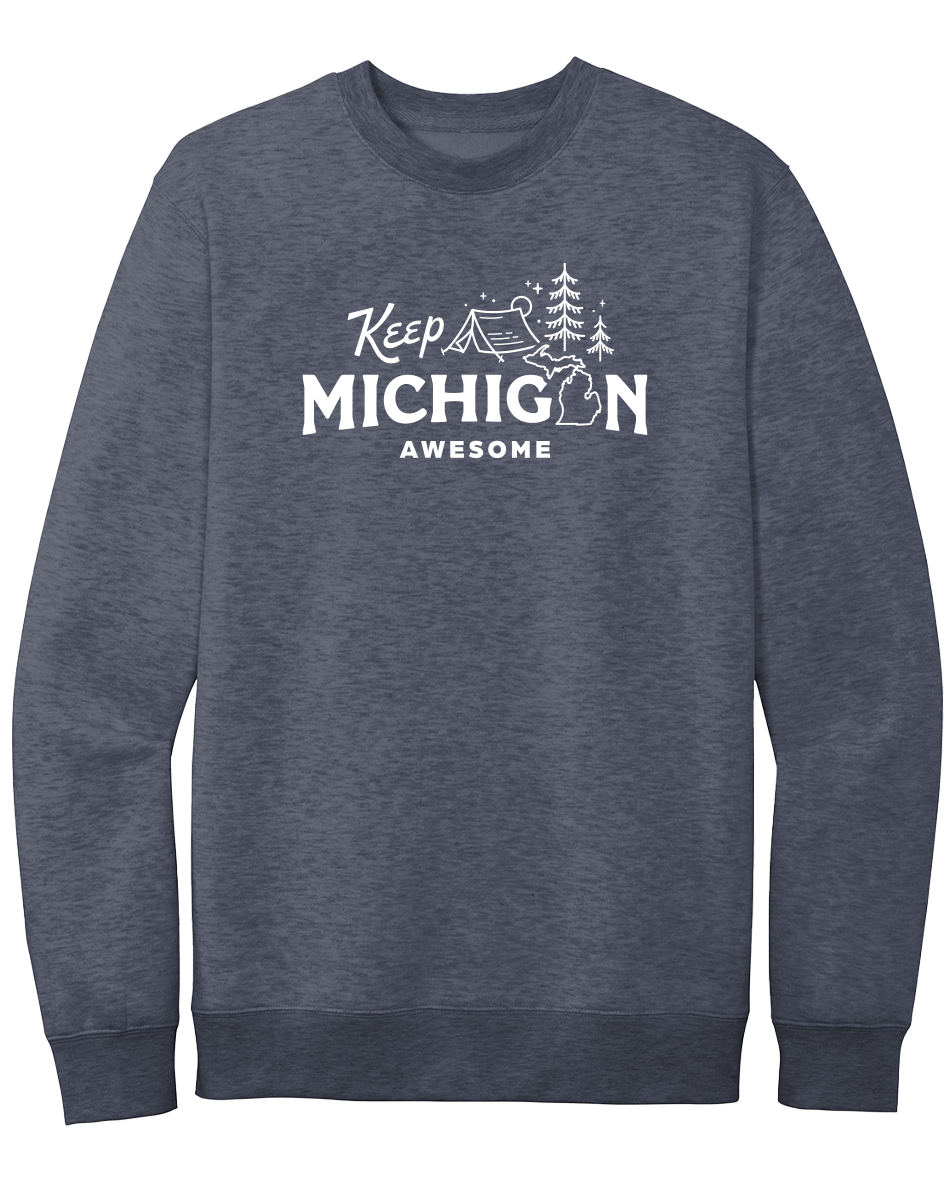 Keep Michigan Awesome Crewneck Sweatshirt