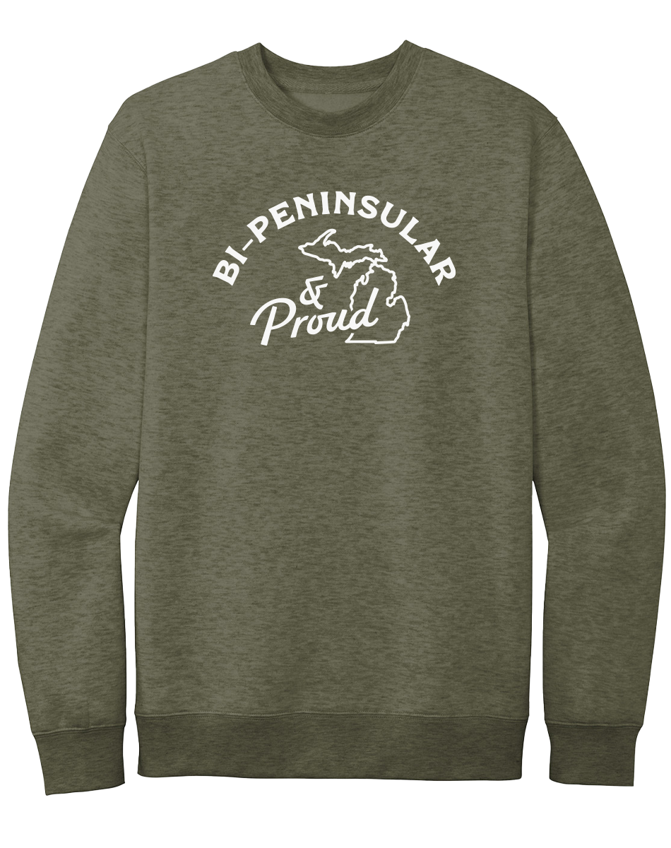 Bi-Peninsular and Proud Michigan Crewneck Sweatshirt