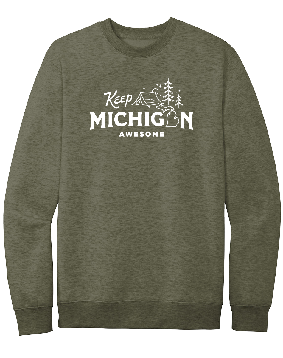 Keep Michigan Awesome Crewneck Sweatshirt