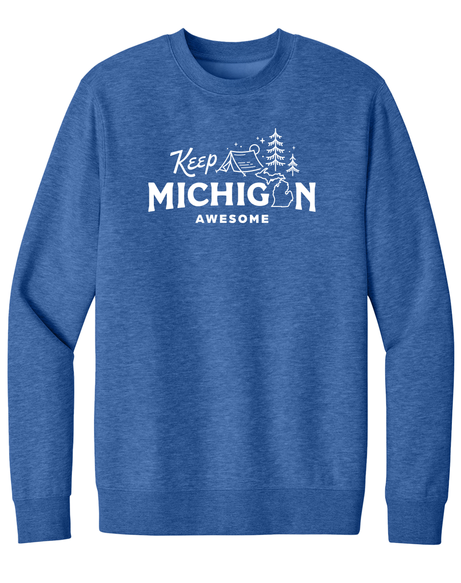 Keep Michigan Awesome Crewneck Sweatshirt