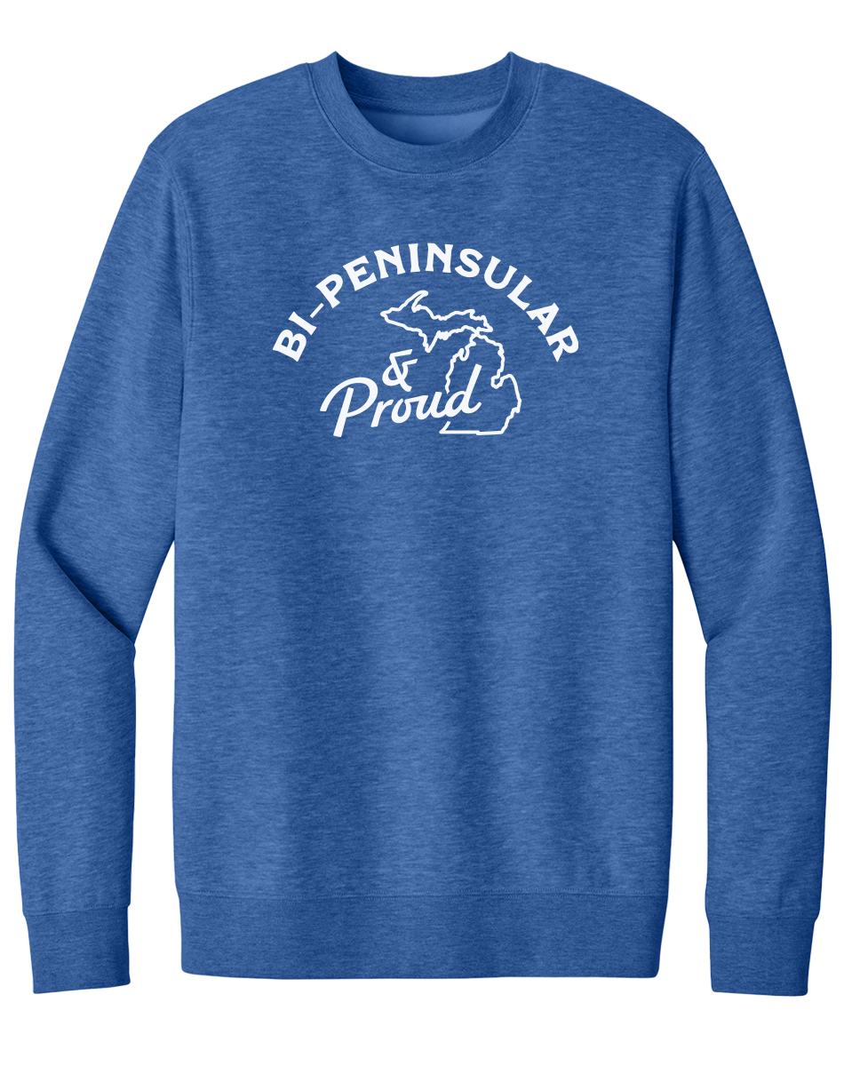 Bi-Peninsular and Proud Michigan Crewneck Sweatshirt