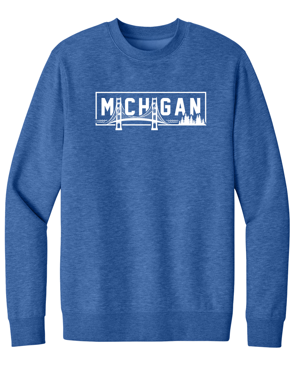 Michigan Mighty Mac Crewneck Sweatshirt