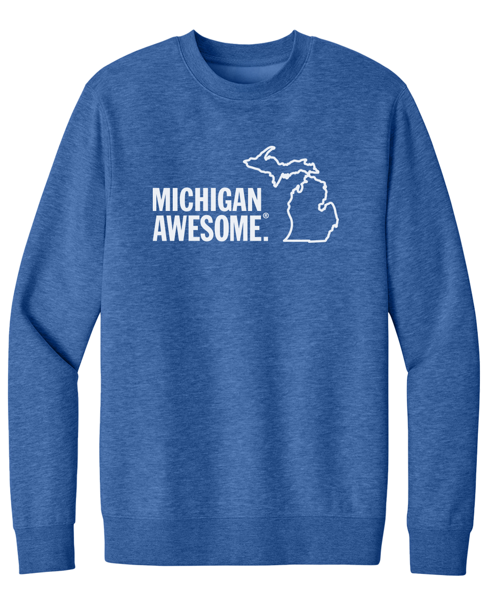 Michigan Awesome Crewneck Sweatshirt