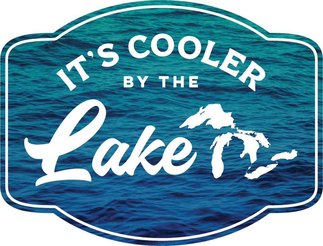 It's Cooler by the Lake Die-Cut Sticker