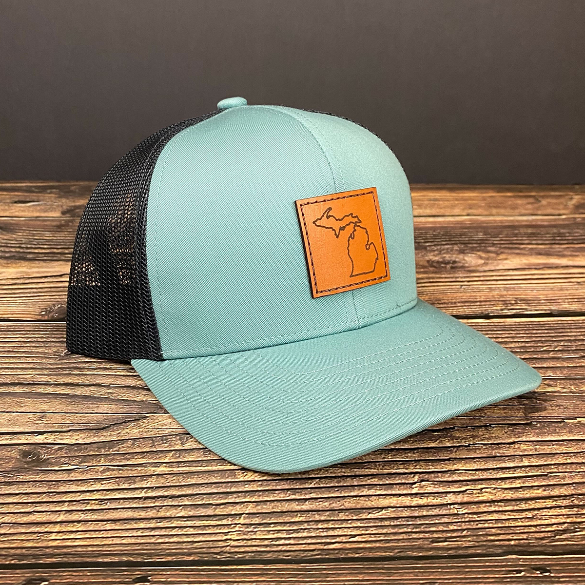 Leather Patch Trucker Hat