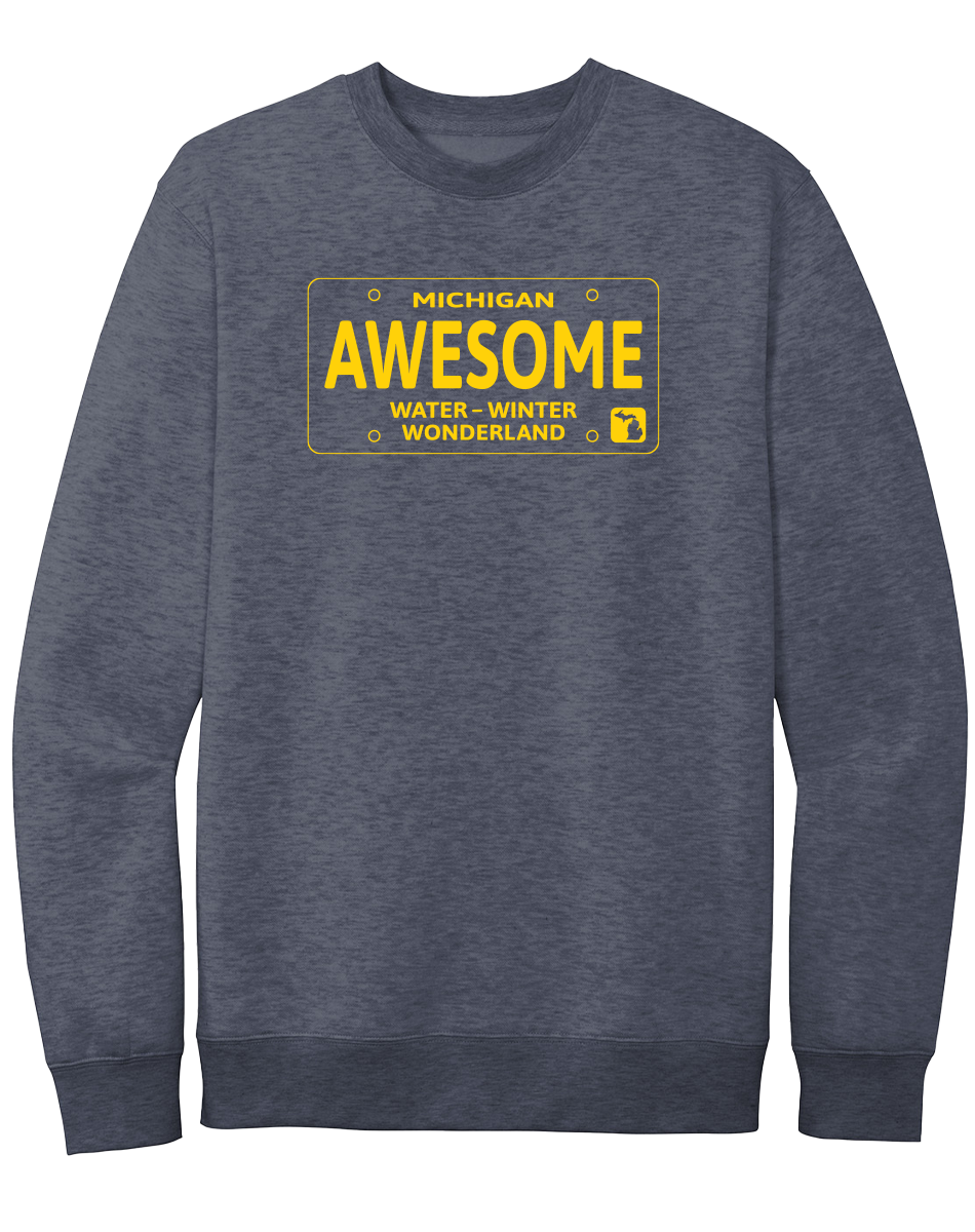 Bike Michigan Crewneck Sweatshirt