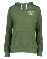 Women's Michigan Outdoors Funnel Neck Hooded Long Sleeve