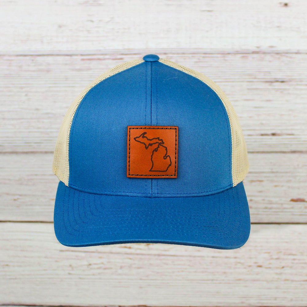 Leather Patch Trucker Hat