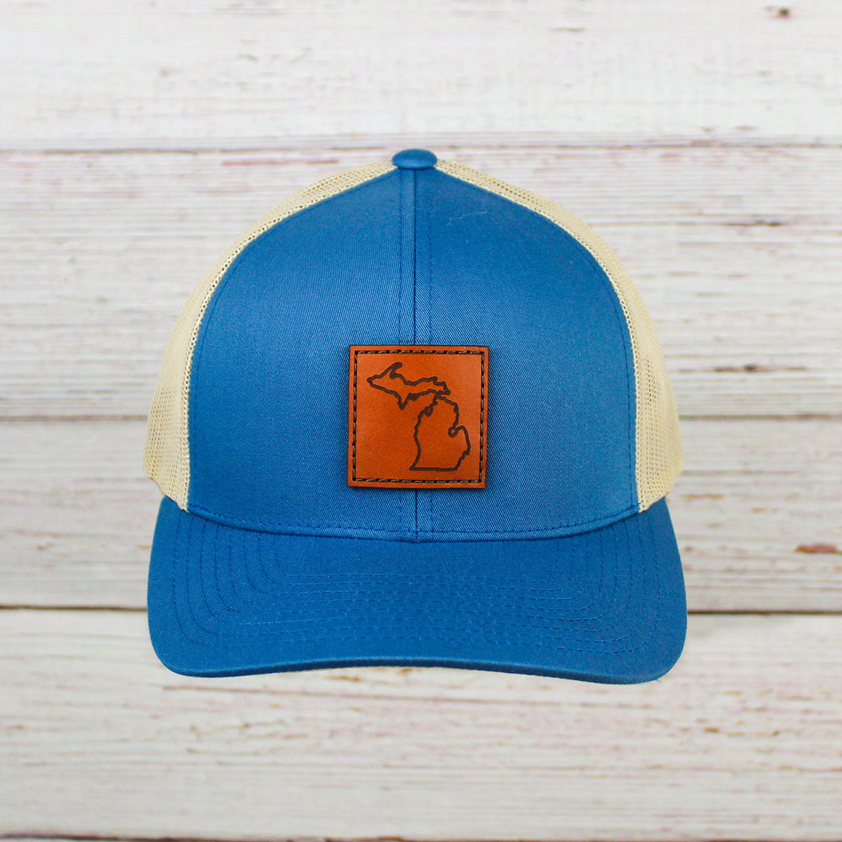 Leather Patch Trucker Hat