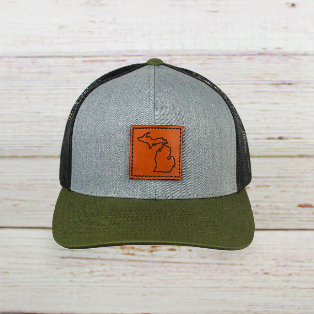 Leather Patch Trucker Hat