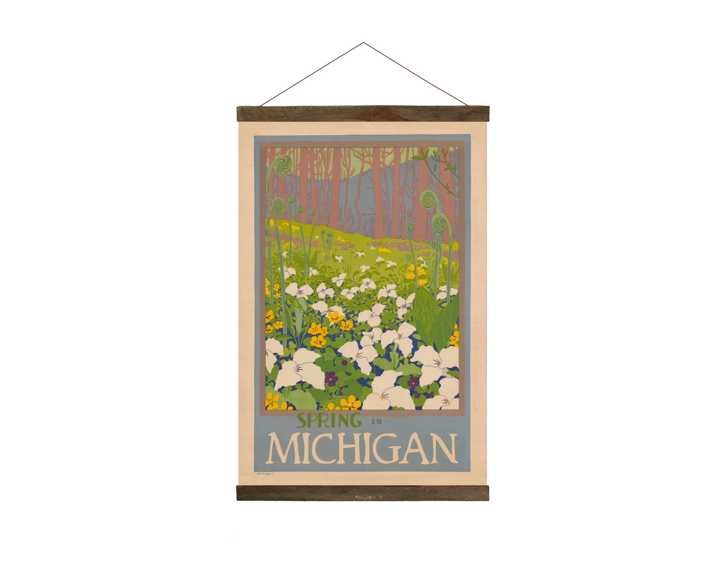 Spring in Michigan Hanging Print