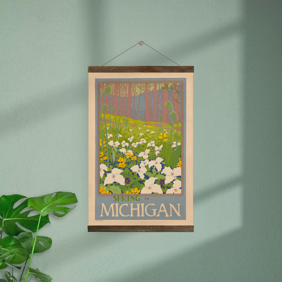 Spring in Michigan Hanging Print