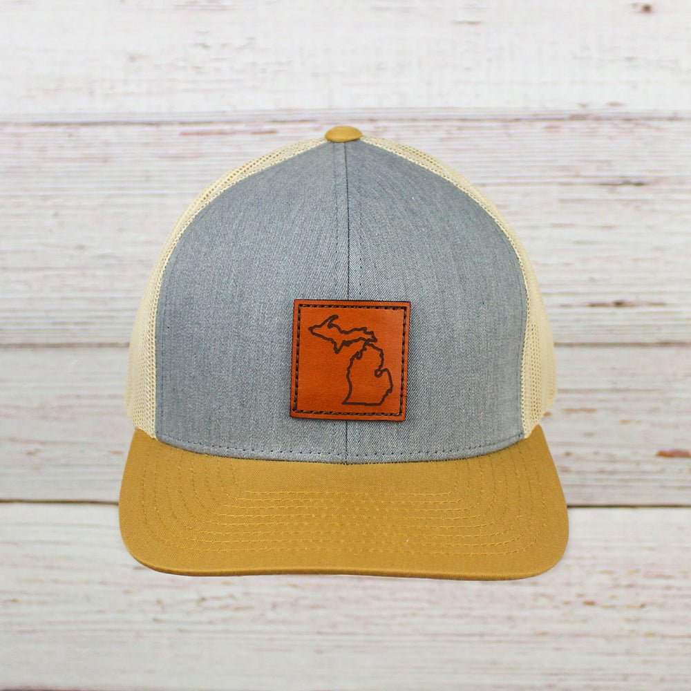 Leather Patch Trucker Hat